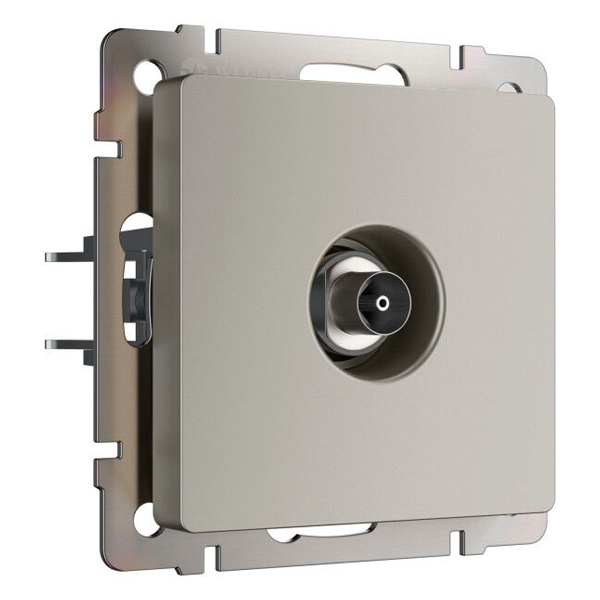 ТВ-розетка оконечная Werkel дымчатый