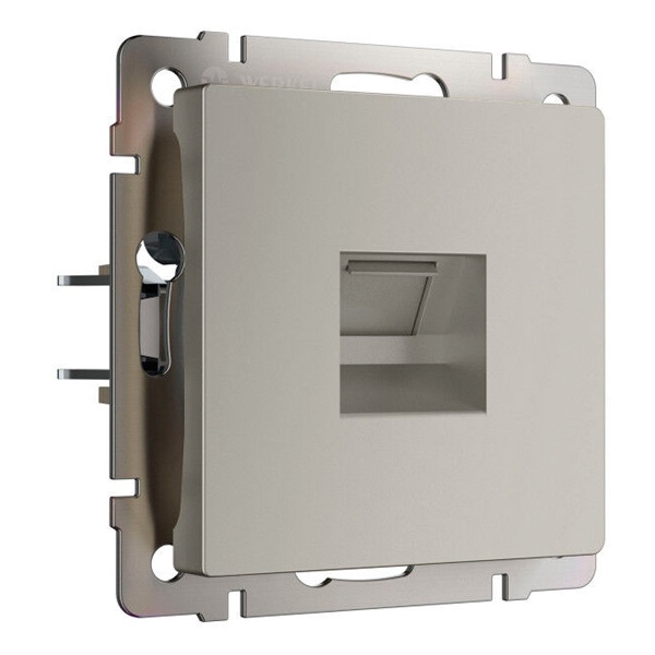 Розетка Ethernet RJ-45 Werkel дымчатый