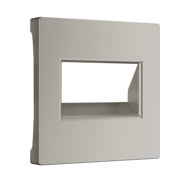 Накладка для двойной розетки Еthernet RJ-45 Werkel дымчатый