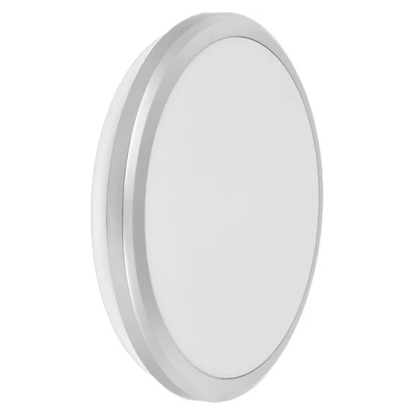 Светильник светодиодный ИЭК LED ДПБ 3105 24Вт 4000K 1800Lm IP54 круг серебро