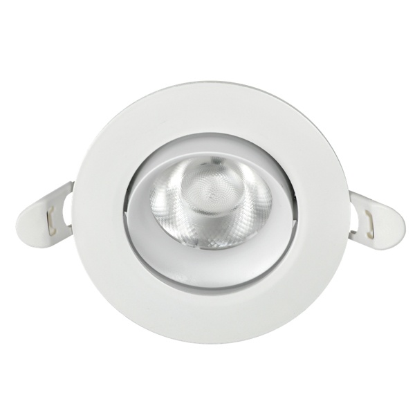 Светильник светодиодный поворотный ИЭК PRO ДВО 1813 9Вт 4200K 900Lm IP20 круг белый