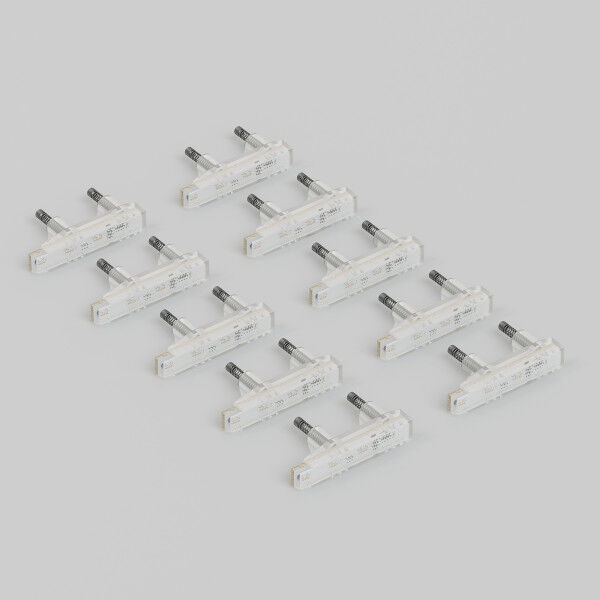 Блок LED подсветки для выключателя 10 шт. Werkel белый
