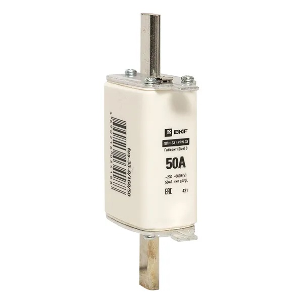 Плавкая вставка EKF ППН-33 160/ 50А габарит 0