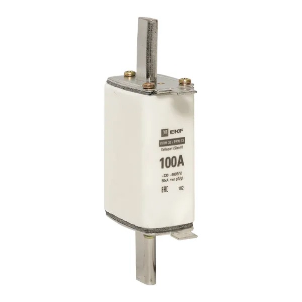 Плавкая вставка EKF ППН-33 160/100А габарит 0