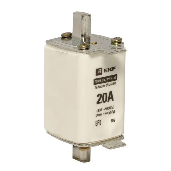 Плавкая вставка EKF ППН-33 160/ 20А габарит 00