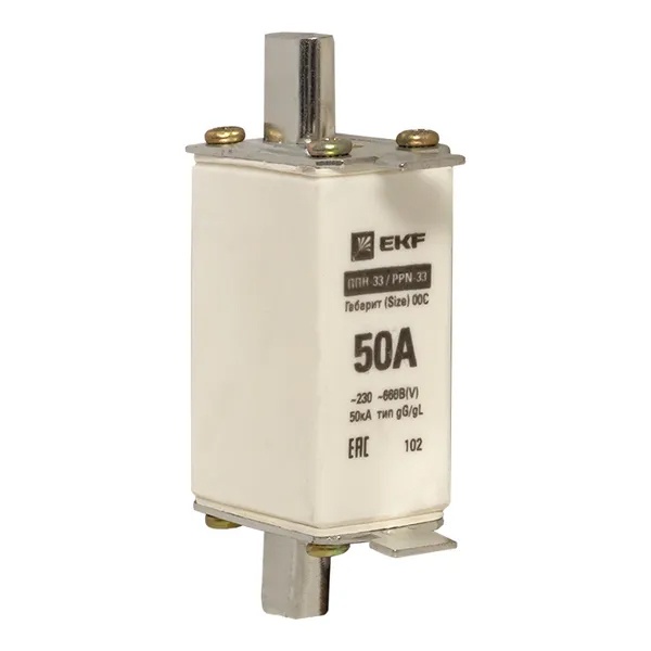 Плавкая вставка EKF ППН-33 160/ 50А габарит 00