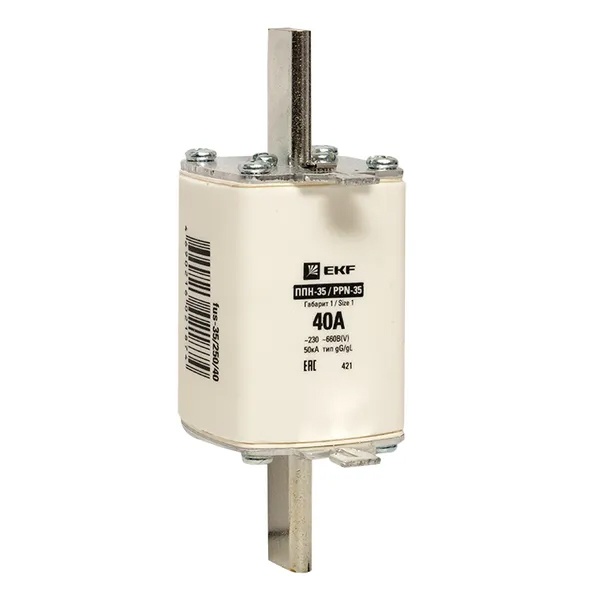 Плавкая вставка EKF ППН-35 250/ 40А габарит 1