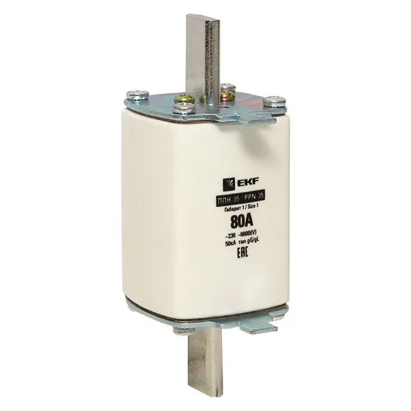 Плавкая вставка EKF ППН-35 250/ 80А габарит 1