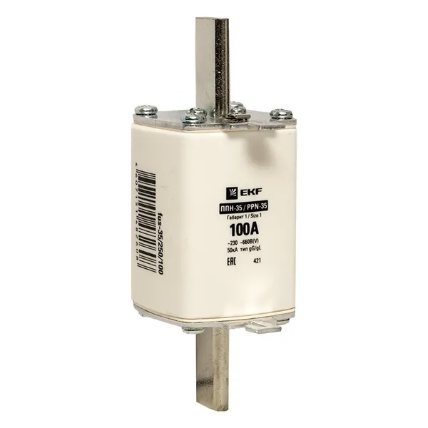 Плавкая вставка EKF ППН-35 250/100А габарит 1