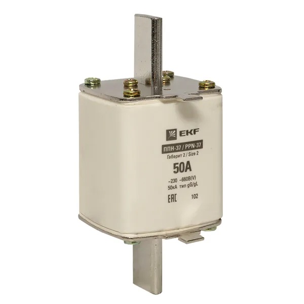 Плавкая вставка EKF ППН-37 400/50А габарит 2