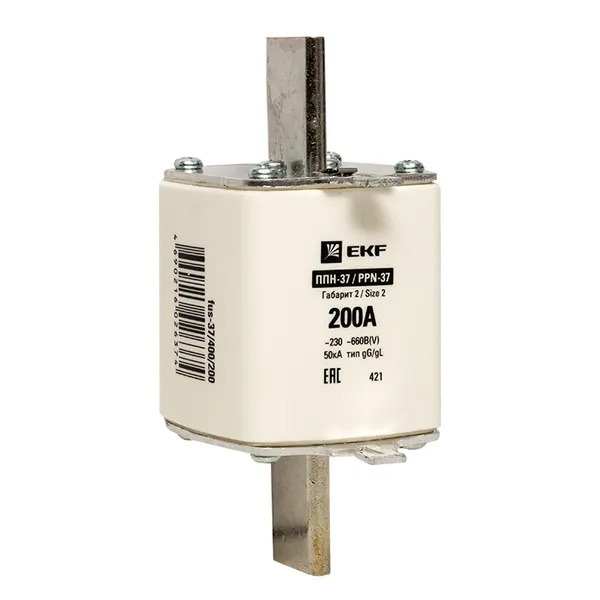 Плавкая вставка EKF ППН-37 400/200А габарит 2