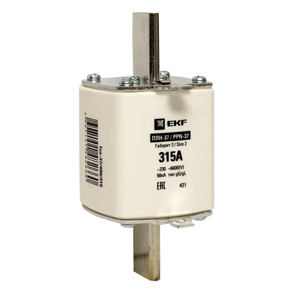 Плавкая вставка EKF ППН-37 400/315А габарит 2