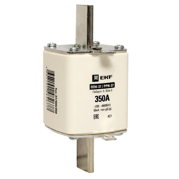 Плавкая вставка EKF ППН-37 400/350А габарит 2