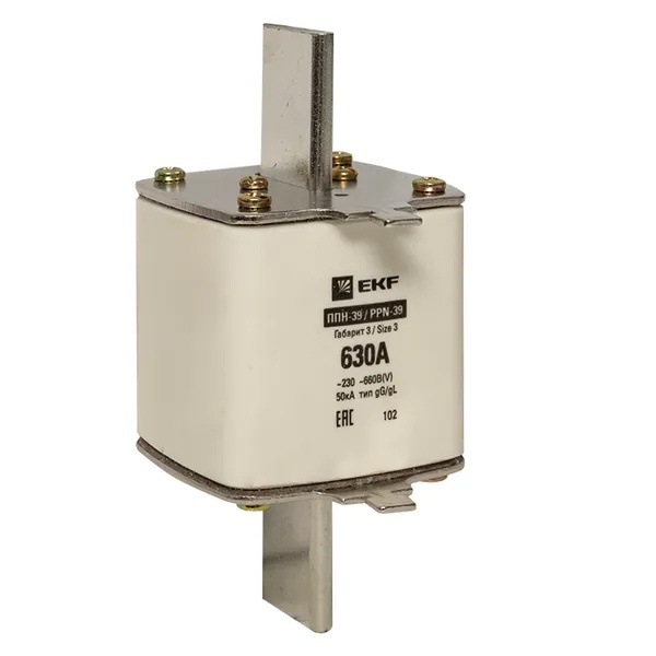 Плавкая вставка EKF ППН-39 630/630А габарит 3
