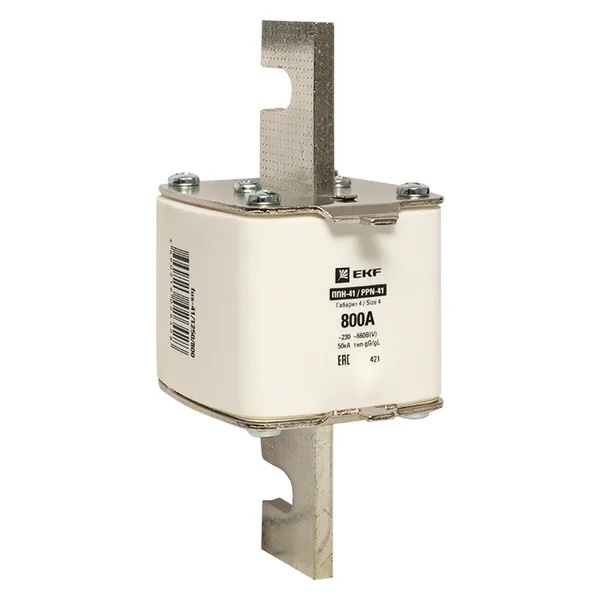 Плавкая вставка EKF ППН-41 1250/800А габарит 4