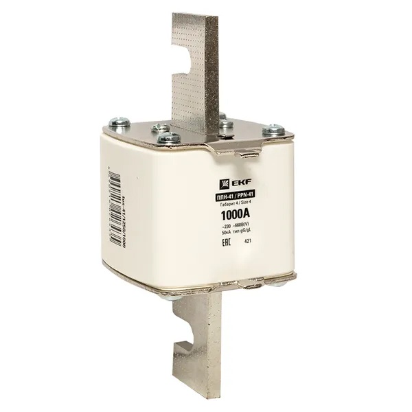 Плавкая вставка EKF ППН-41 1250/1000А габарит 4