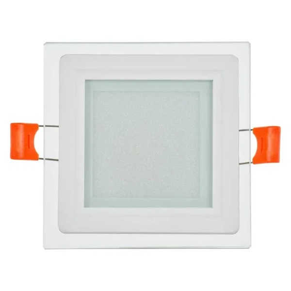 Светильник светодиодный ИЭК LED ДВО 1623 6Вт 4200K 480Lm IP20 со стеклом квадрат 75x75/96x96x37mm