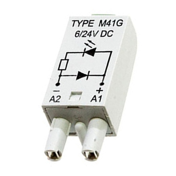 Защитный модуль Relpol M41G 6/24В DC в GZM2/3/4/80/92, GZT2/3/4 индикатор LED