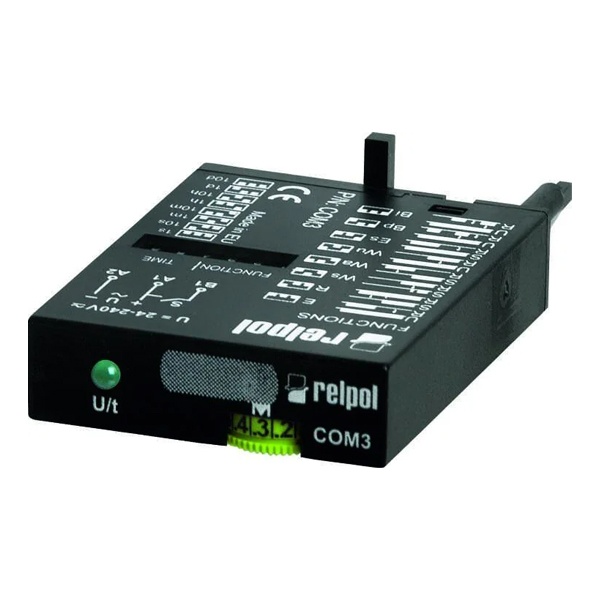 Модуль времени Relpol COM3 для R15-3CO(2CO) 24-240В AC  для цоколей GZP8, GZP11