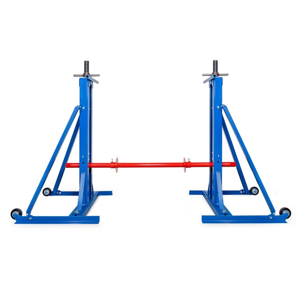 Домкрат кабельный КВТ винтовой разборный ДК-5ВР для барабанов весом до 5 т, номера от №8 до №22