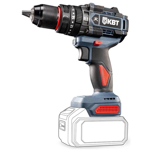 Ударная дрель-шуруповерт КВТ DB-20-160 без АКБ и ЗУ Профи с максимальным размером оснастки до 13 мм