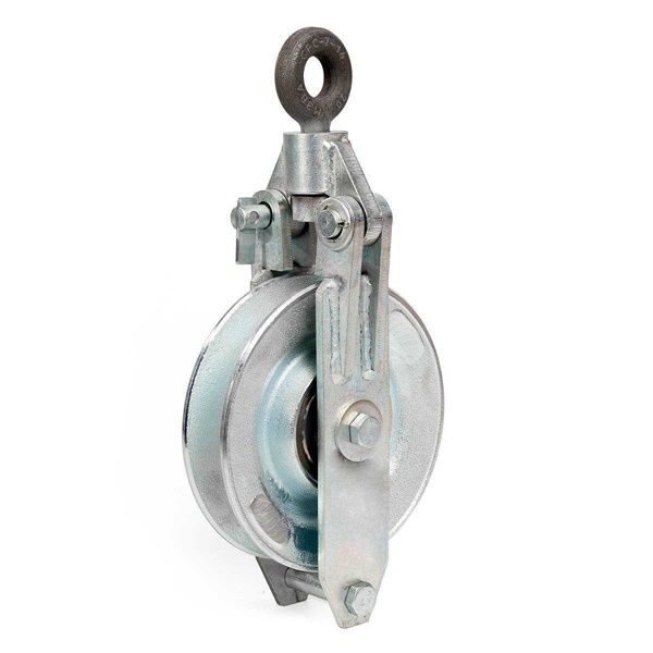 Блок отводной КВТ г/п 3,0 т БО-30 для работы со стальным канатом при выполнении монтажных работ