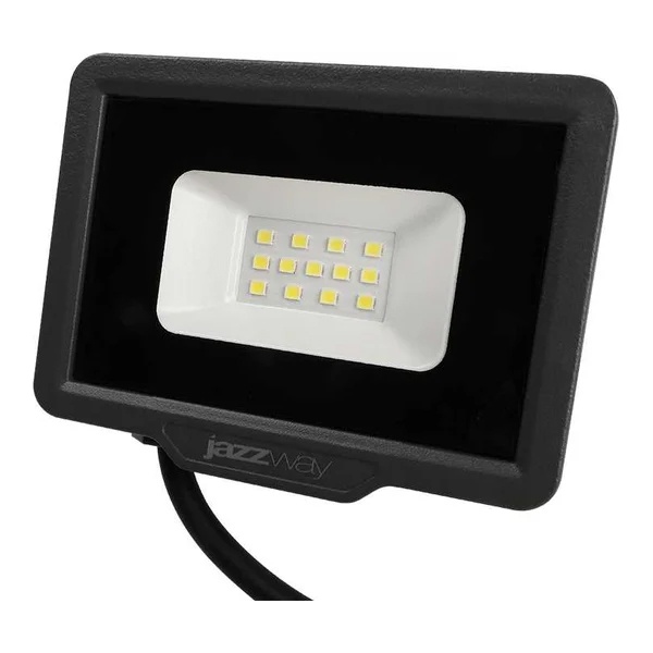 Прожектор светодиодный JazzWay PFL-C3 10W 6500K 1000Lm IP65 серый алюминий