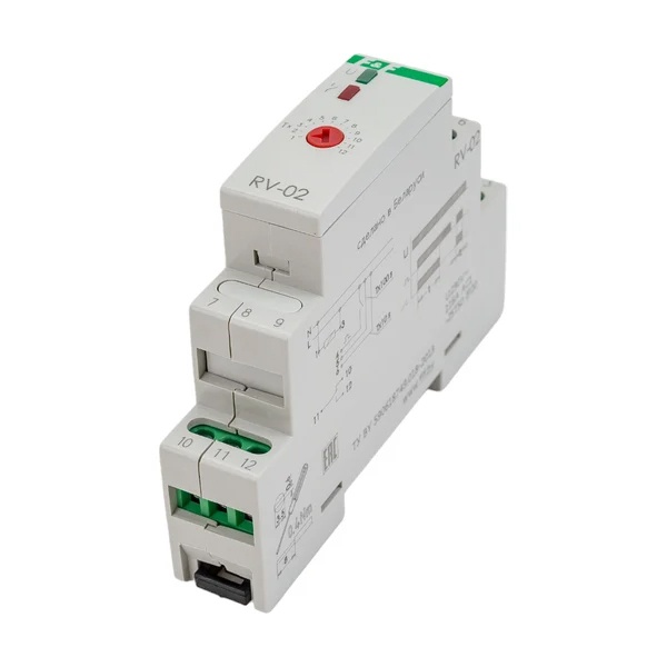 Реле времени с задержкой выключения Евроавтоматика RV-02 16А 1NO/NC 1с-1200с 230В AC
