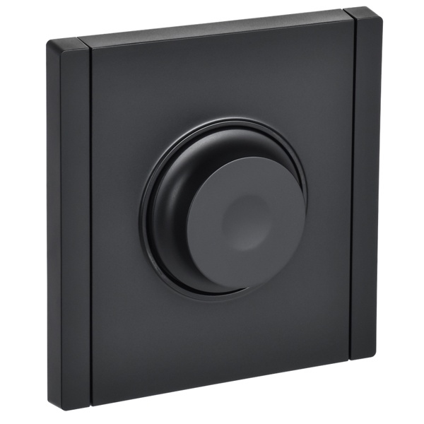 Светорегулятор поворотно-нажимной ИЭК FORTE&PIANO FP154 600Вт черный