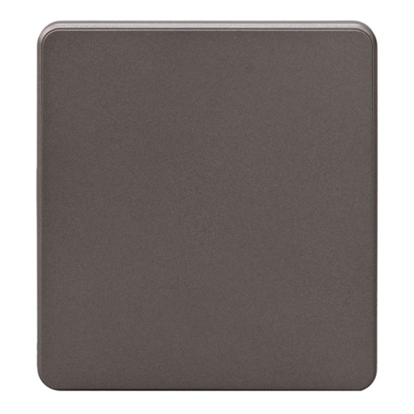 Кнопка одноклавишная Kranz Miele Round 10А с рамкой титан