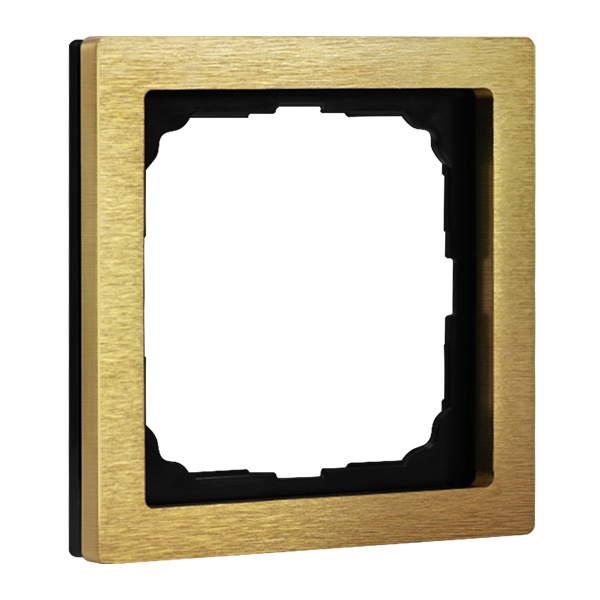 Рамка Systeme Electric ArtGallery Pure 1 пост металл, золото