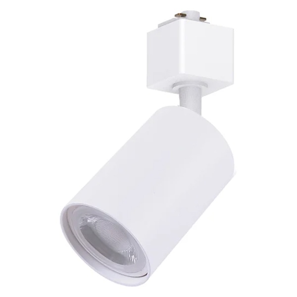 Светильник трековый Feron AL154 под лампу MR16 15W 230V GU10 однофазный белый