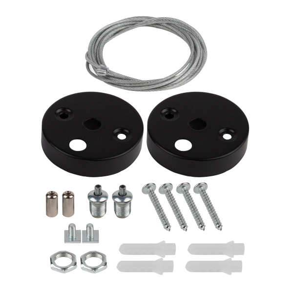 Подвесное крепление ЭРА SML-1-A-SUSPENSION-B для линейных светильников SML черный длина 1,5м