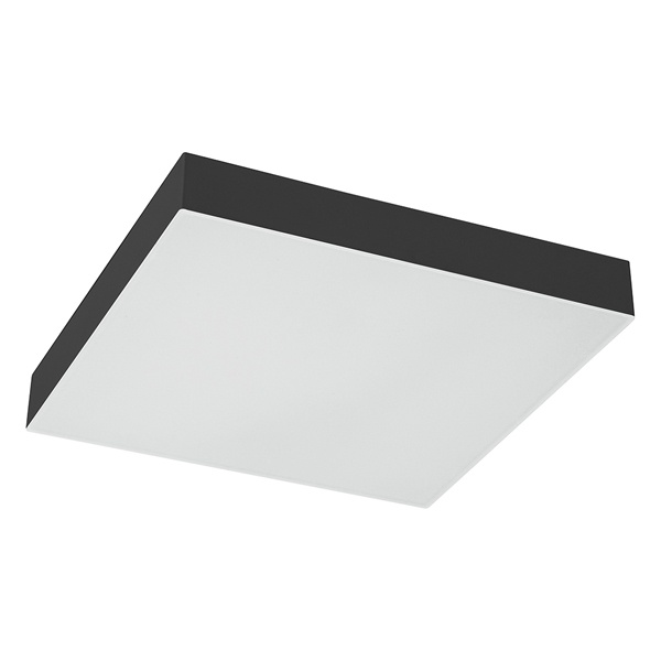 Светильник светодиодный накладной Feron AL267 24W 4200K 1920Lm IP44 черный, квадратный