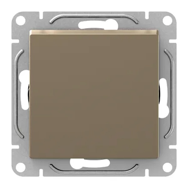 Механизм выключателя 1-клавишного EKF 10А Эпика шампань