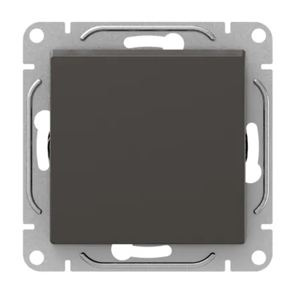 Механизм выключателя 1-клавишного EKF 10А Эпика мокко