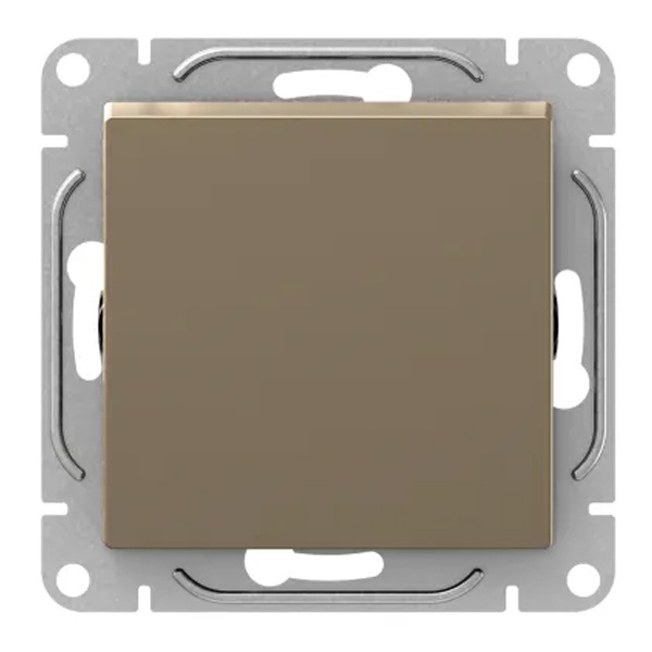 Механизм 1-клавишной кнопки EKF 10А Эпика шампань