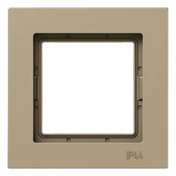 Рамка 1-местная EKF IP44 Эпика шампань