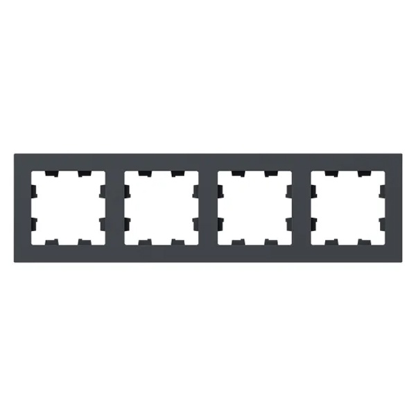 Рамка 4-местная EKF Эпика графит