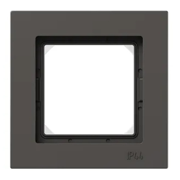 Рамка 1-местная EKF IP44 Эпика мокко