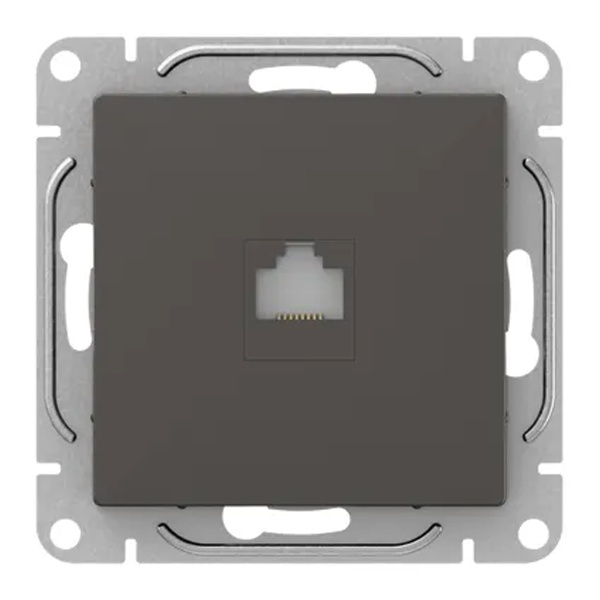 Механизм телефонной розетки EKF RJ11 Эпика мокко