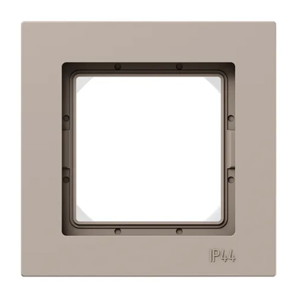 Рамка 1-местная EKF IP44 Эпика кремовая