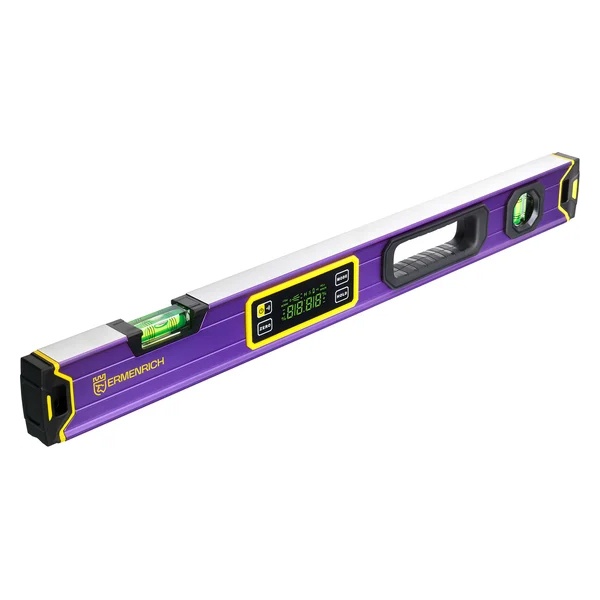Цифровой уровень Ermenrich Verk LL60, длина 600 мм, градусы, проценты, миллиметры/метры, дюймы/футы