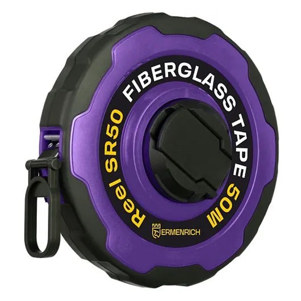 Рулетка Ermenrich Reel SR50  Длина полотна: 50 метров. Ширина полотна: 15 мм