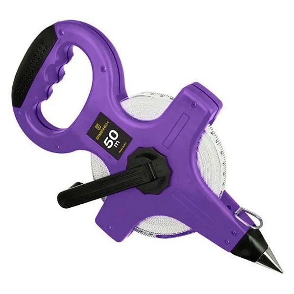 Рулетка геодезическая Ermenrich Reel SL50 Длина полотна: 50 метров. Ширина полотна: 13 мм