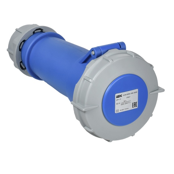 Розетка переносная ИЭК ССИ-2232 32А-6ч 220В 2P+PE IP67