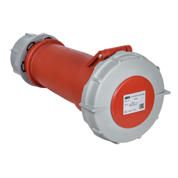 Розетка переносная ИЭК ССИ-2242 32А-6ч 380В 3P+PE IP67