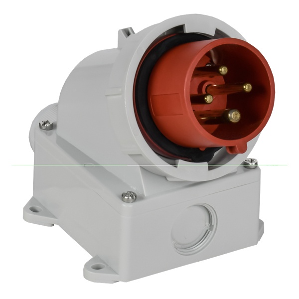 Вилка стационарная ИЭК ССИ-5142 16А-6ч/380В 3P+PE IP67