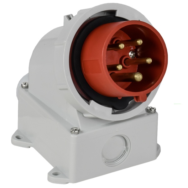 Вилка стационарная ИЭК ССИ-5152 16А-6ч/380В 3P+PE+N IP67