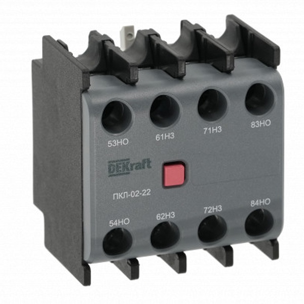 Приставка контактная лицевой установки DEKraft ПКЛ-02 2НЗ
